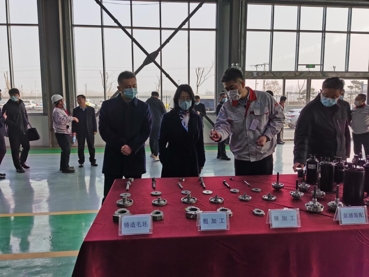 臨汾市委常委、洪洞縣委書記張潞萍一行蒞臨我司調(diào)研指導(dǎo)工作